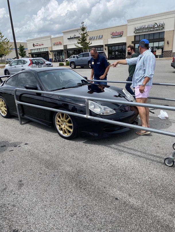 All of those empty spots and you choose this one
