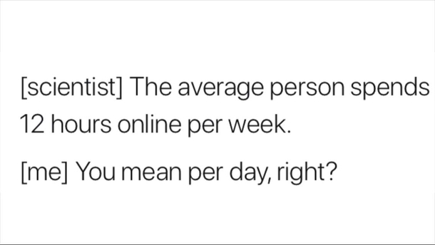 All of us can be accused of this
