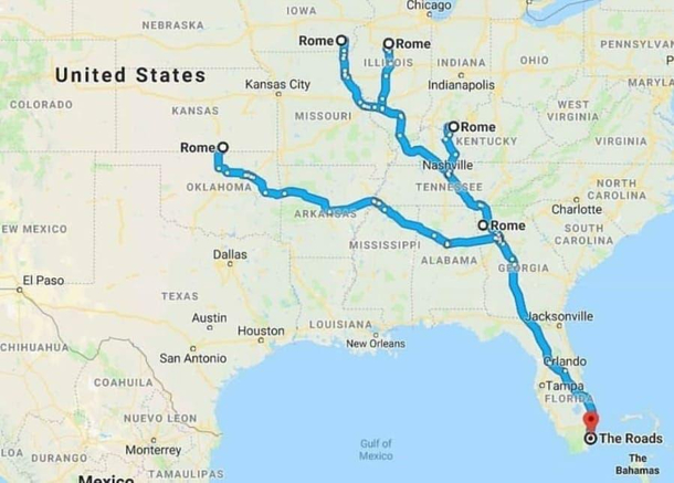 All Romes lead to The Roads