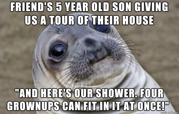 All the adults present instantly made the seal face
