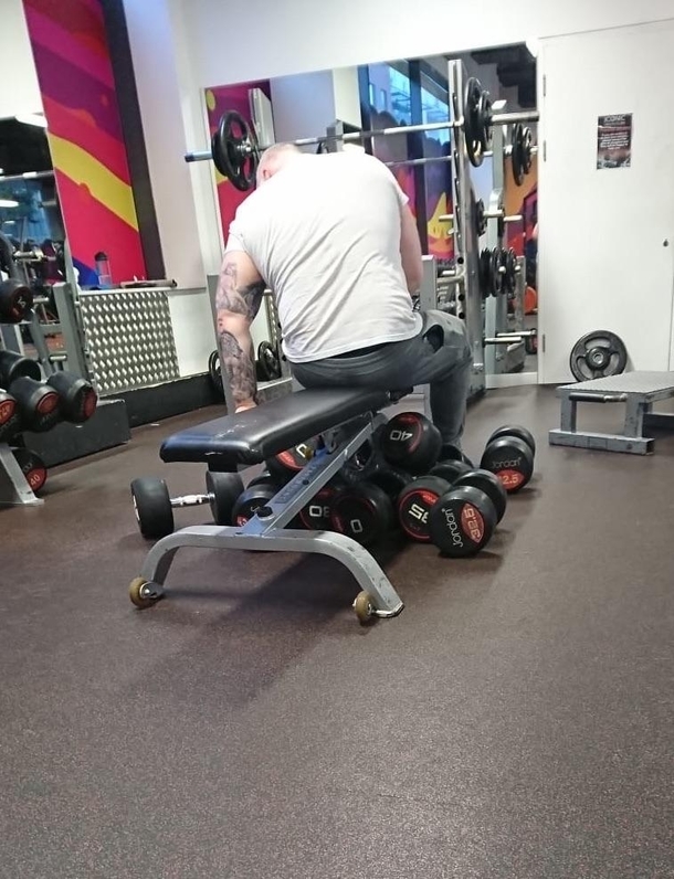 All the weights Just for me 