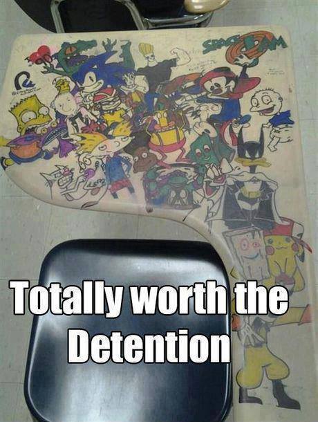 allof my childhood on one desk single tear