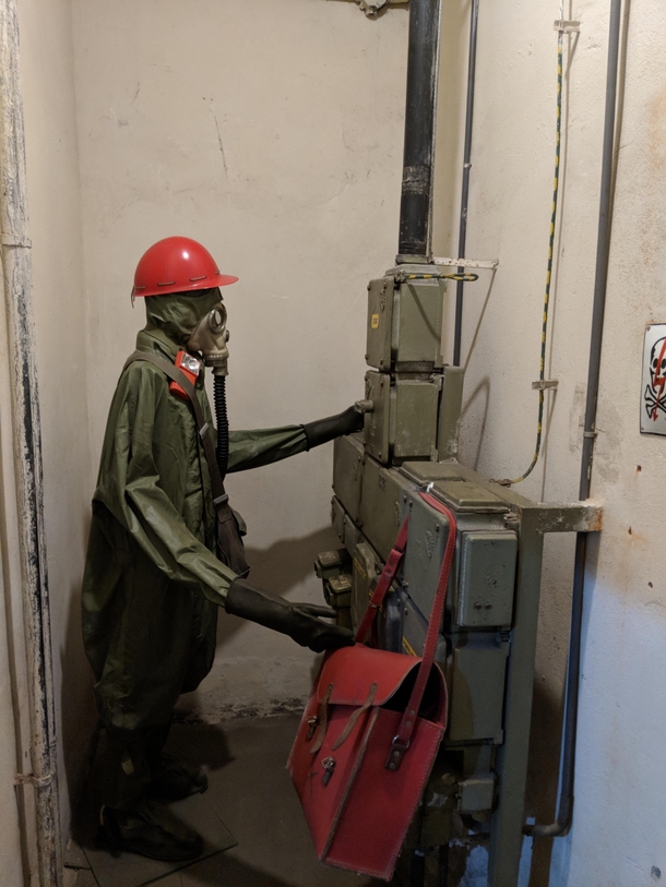 Almost had a heart attack when i turned a corner in this war museum