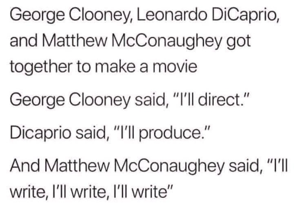 Alright alright alright