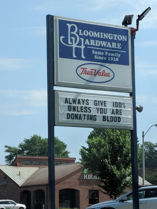 Always give 