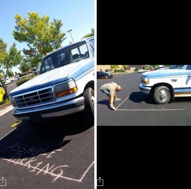 Always keep sidewalk chalk in your vehicle