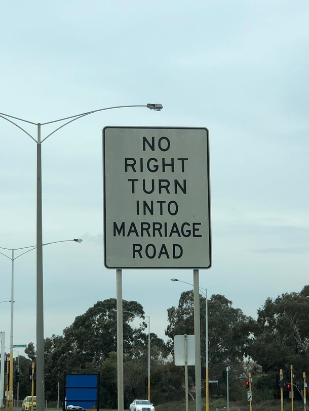 Always the wrong turn into marriage