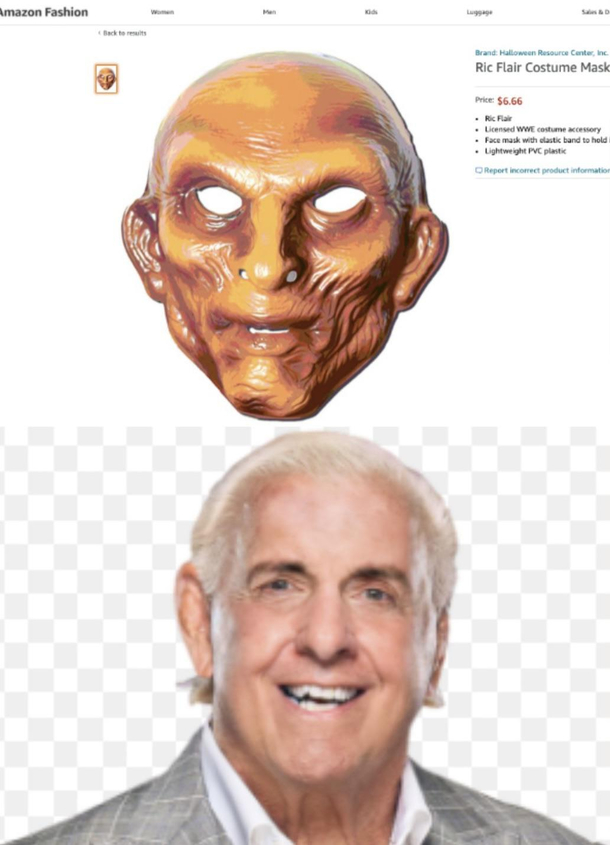 Amazon being a little harsh to Ric Flair