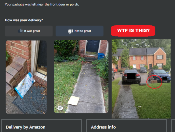 Amazon Delivery  weeks ago  week ago and today