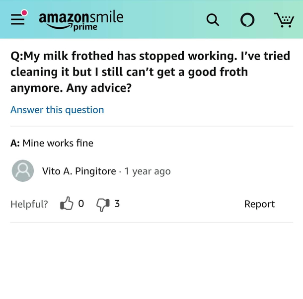 Amazon QampA is so helpful