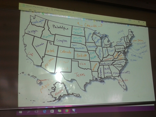 America according to a high school class in New Zealand