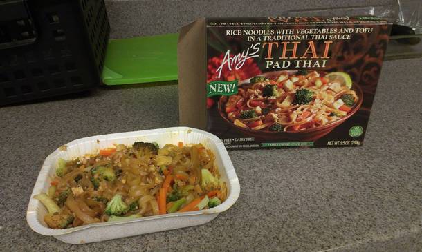 Amys Pad Thai I think pretty close to expectation