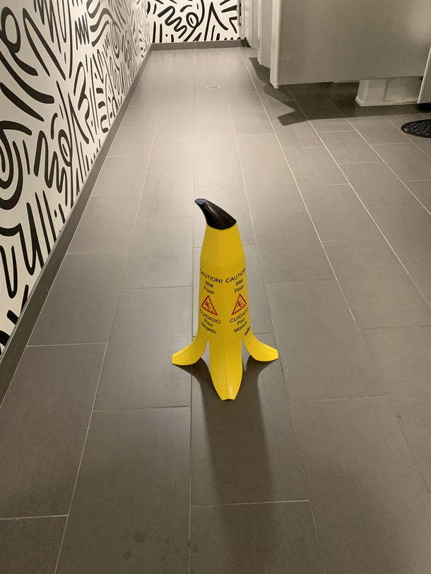 An A-peeling New Take on Slippery Floors