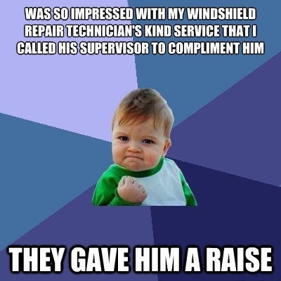 An act of kindness that surely didnt go unnoticed