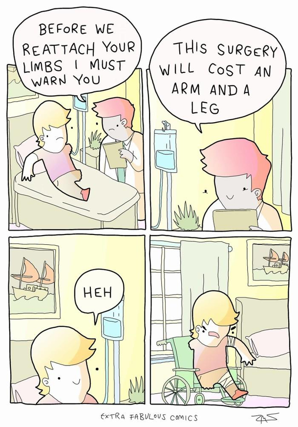 an arm and a leg