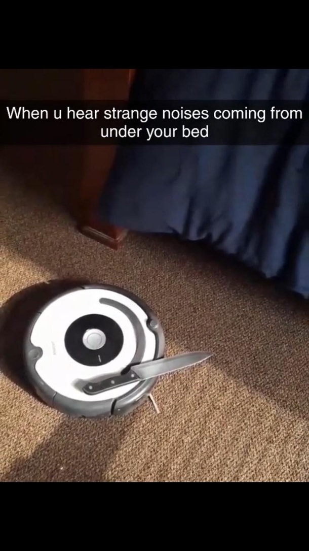 An armed Roomba can take care of the monsters under the bed