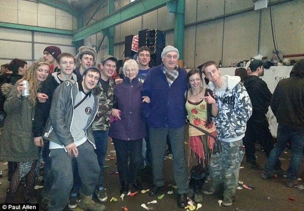 An elderly couple looking for a jumble sale end up at an illegal rave