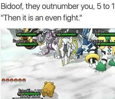 An even fight