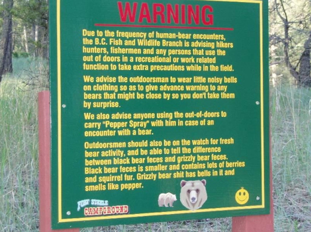 An important Bear warning