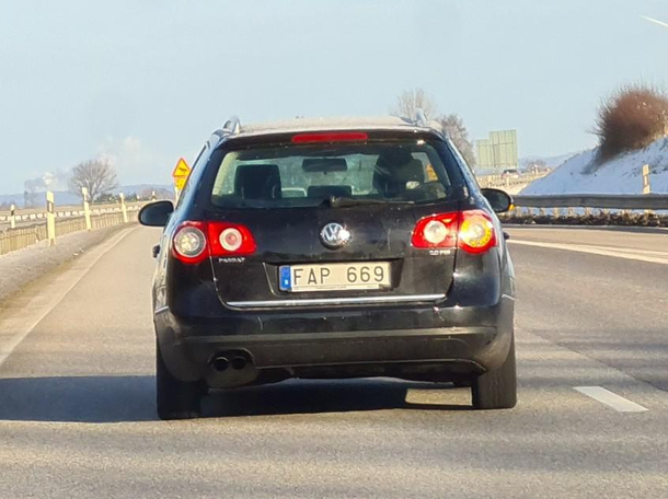 An interesting license plate