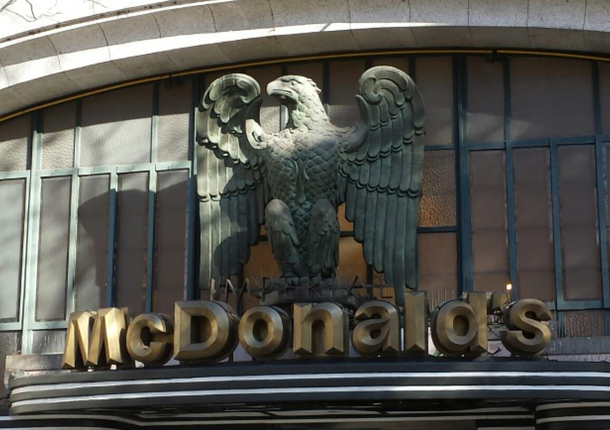 An outpost of the McDonalds Empire