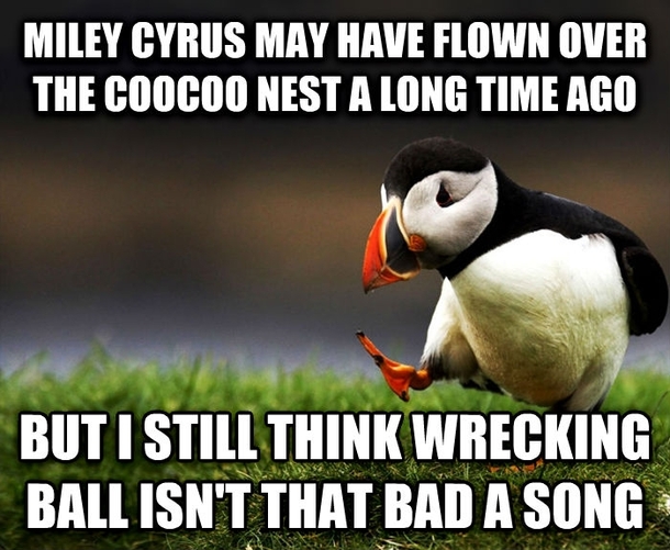 An unfavorable opinion