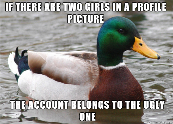 an unspoken rule of internet profile pictures