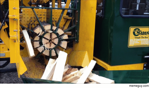 An  way log splitter