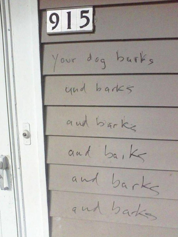 and barks