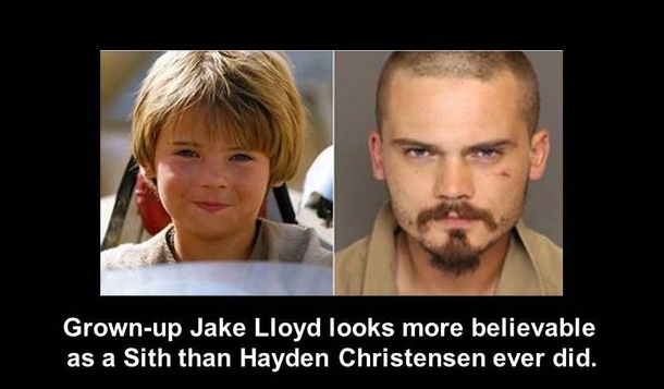 And everyone said he did a terrible job portraying Anakin