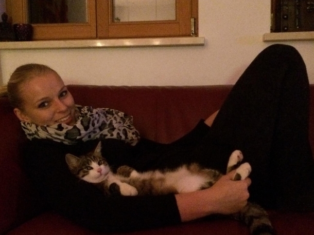 And I was worried my cat wouldnt like my new girlfriend
