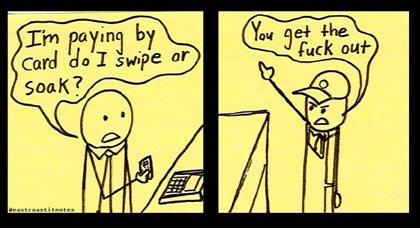 And stay out