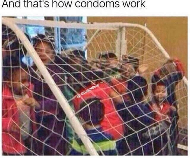 And thats how condoms work