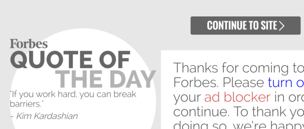 And this is why I no longer support Forbes