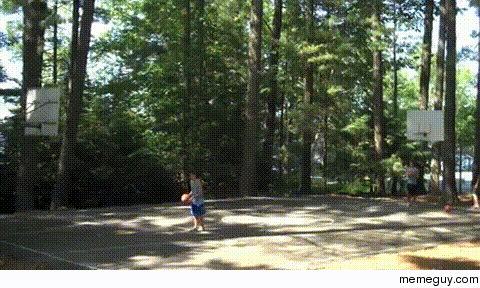 And this is why no one plays HORSE with Timmy
