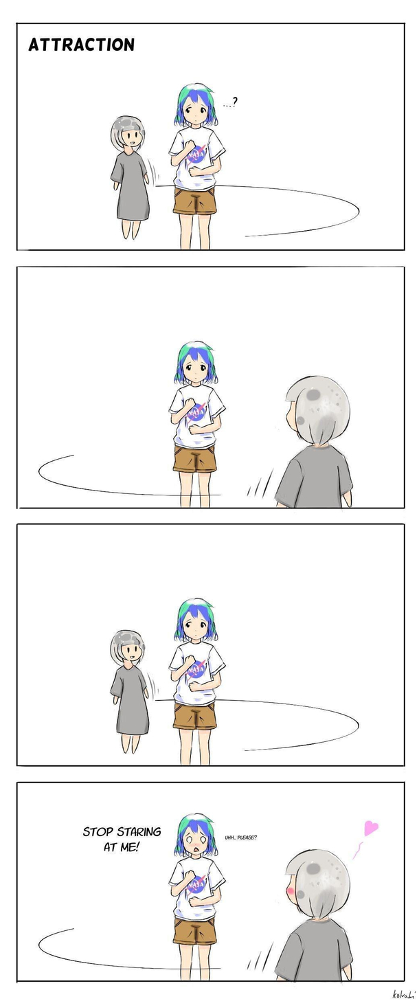 And when she doesnt look youre in her thoughts Earth-Chan