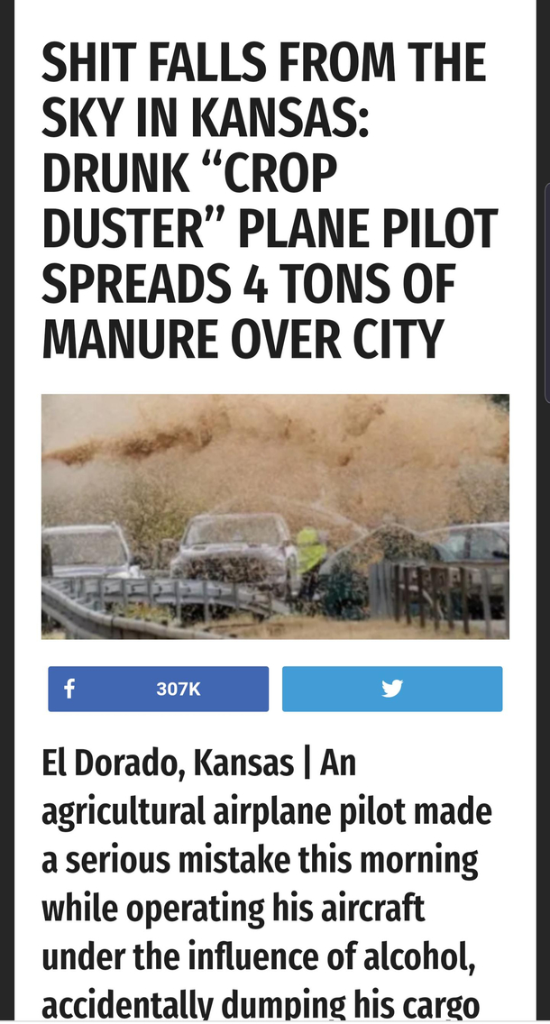 And you thought your morning was shitty