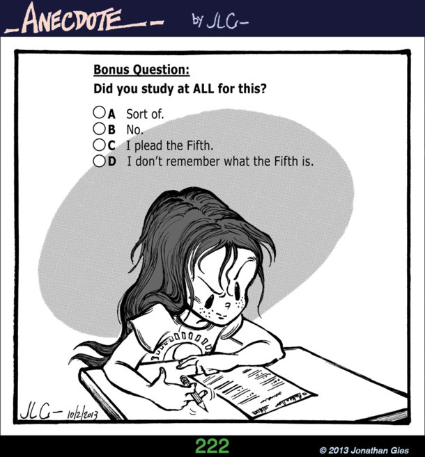 Anecdote  Bonus Question