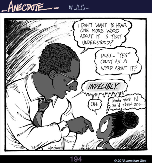 Anecdote  One More Word