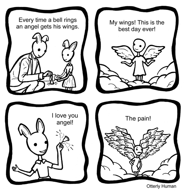 Angel gets his Wings