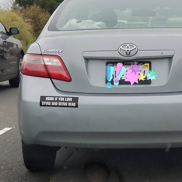 Angriest Bumper Sticker Ive Ever Seen