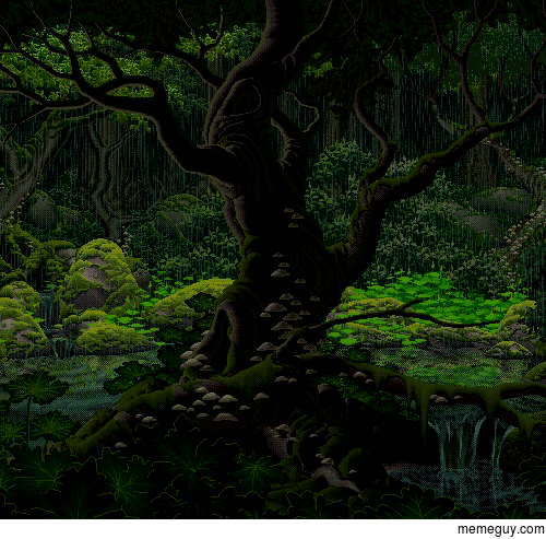Animated pixel art is oddly beautiful