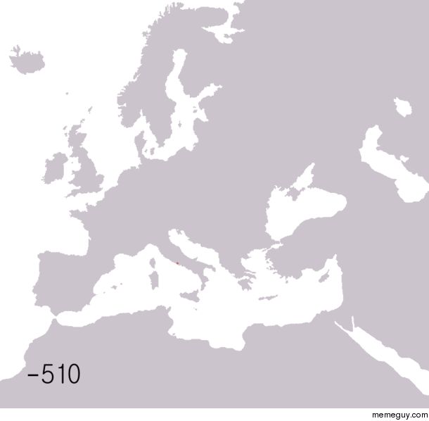 Animated Rise and Fall of the Roman Empire