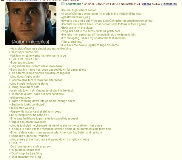 Anons classmate wants to change his name