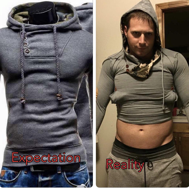 Another warning on thinking its gonna look as cool as the advert Go ahead roast me 