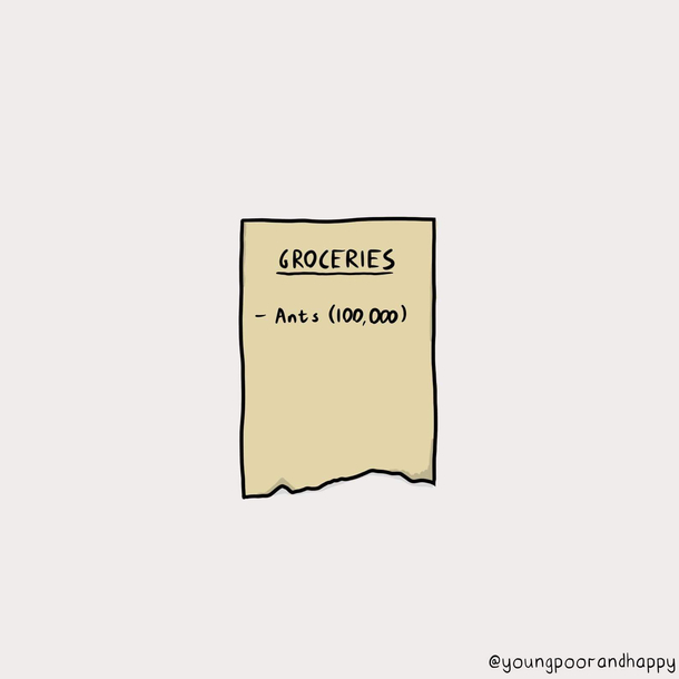 Anteater Shopping List