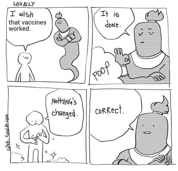 Antivaxxers be like