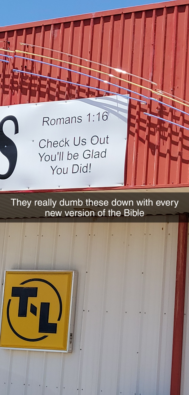 anyone got a bible handy gonna need a fact check on this one