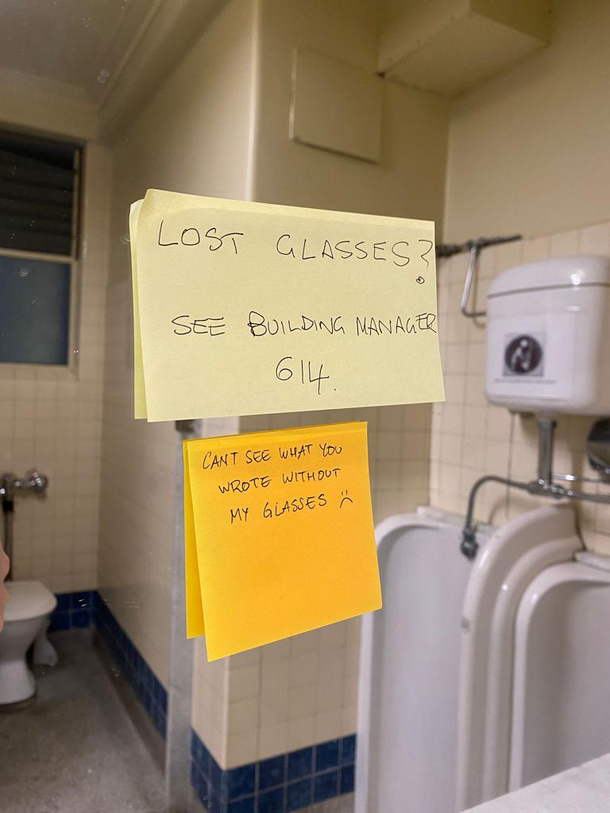 Anyone lost their glasses