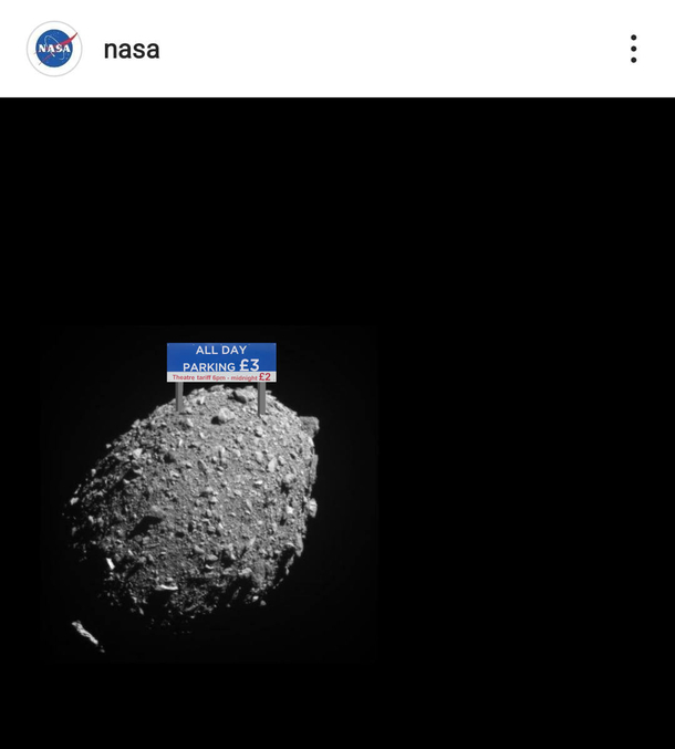 anyone think the asteroid looked like